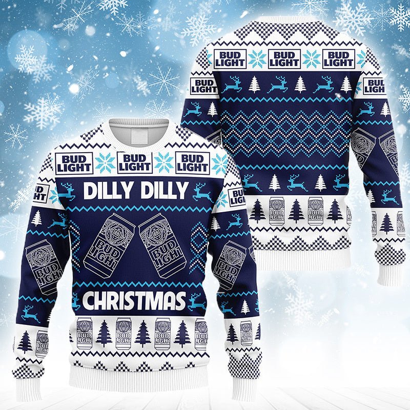 Bud Light Dilly Dilly Ugly Sweater - bottexbabe