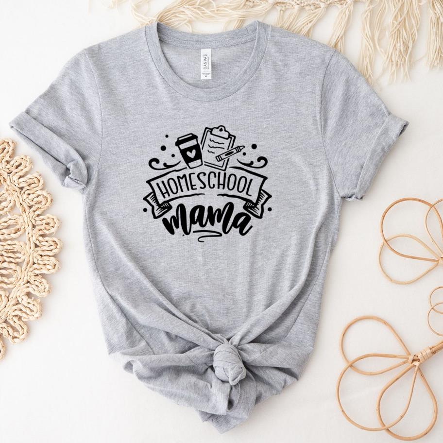 Homeschool mama  all black T-Shirt