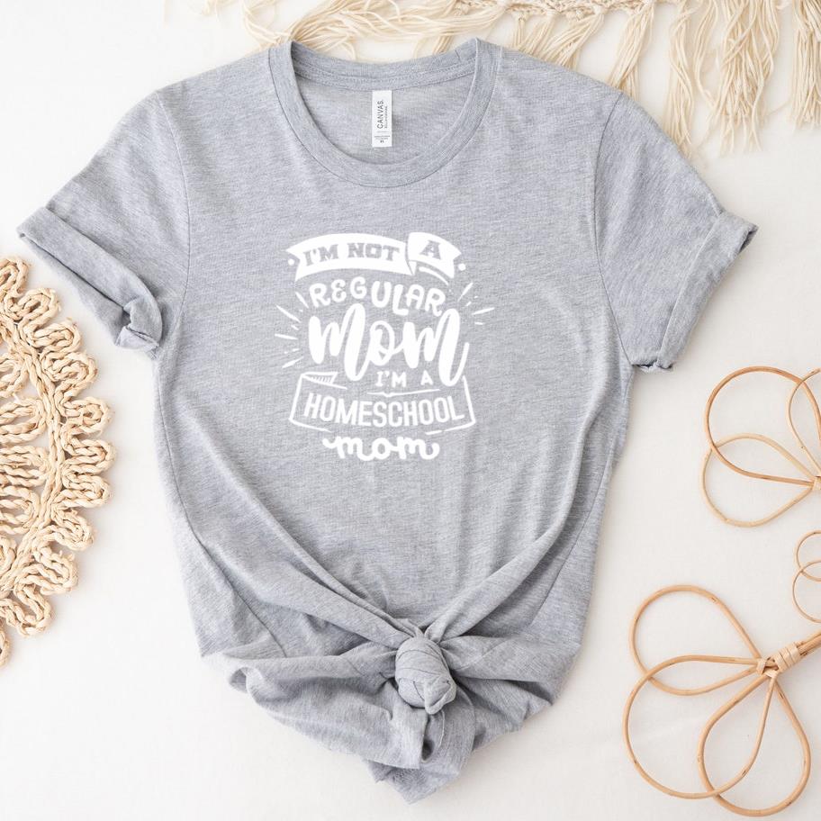 Im not a regular mom  all white T-Shirt