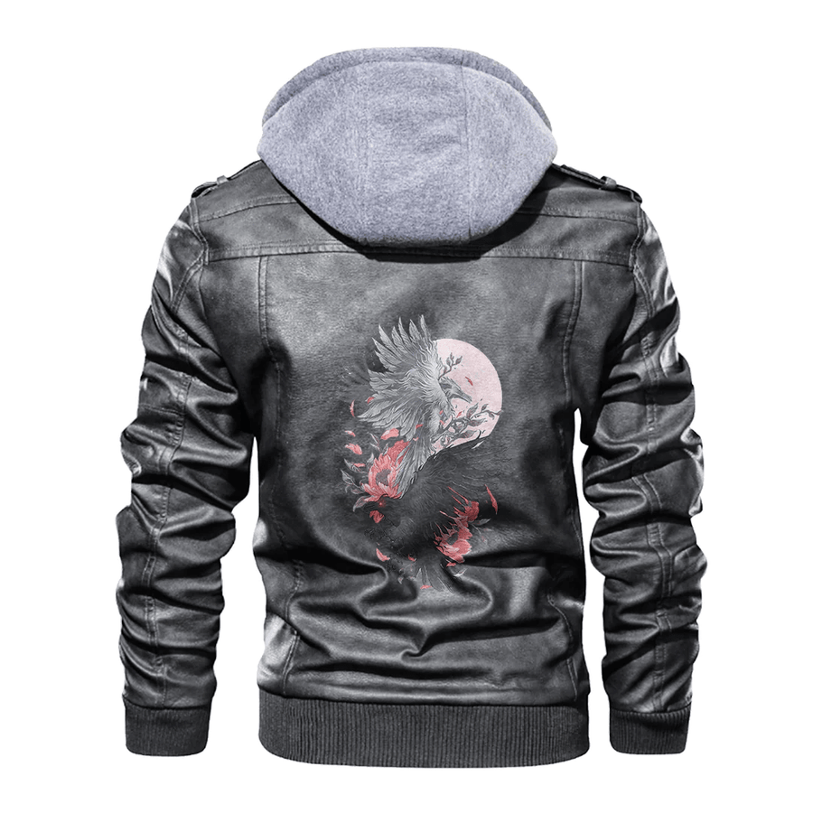 Tspinners - Viking Raven Jing Jiang Leather Jacket A35
