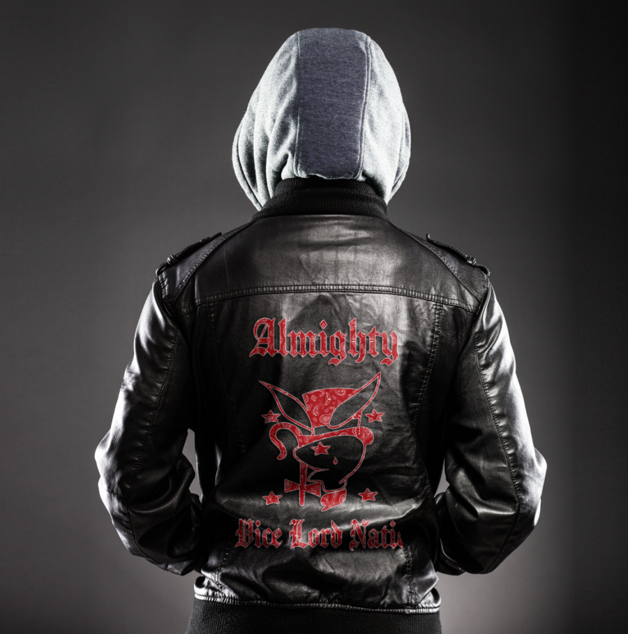 Tspinners Jacket - Bloods Bulldog Zipper Leather Jacket A31