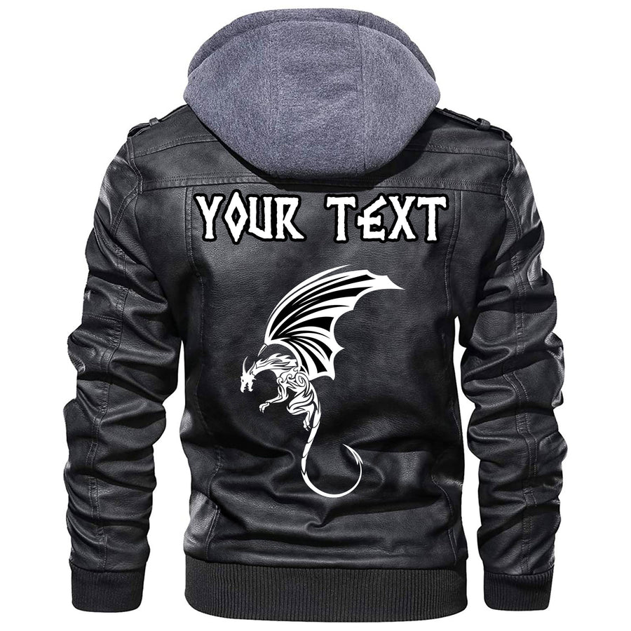 (Custom) Tspinners - Dragon Winged Monster Leather Jacket A35