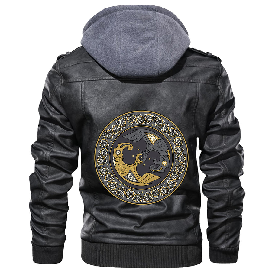 Tspinners - Helm of Awe Leather Jacket A35
