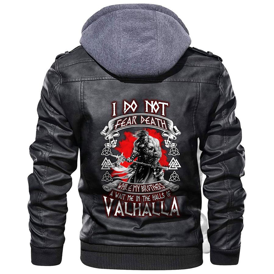 Tspinners - I Do Not Fear Death Leather Jacket A35