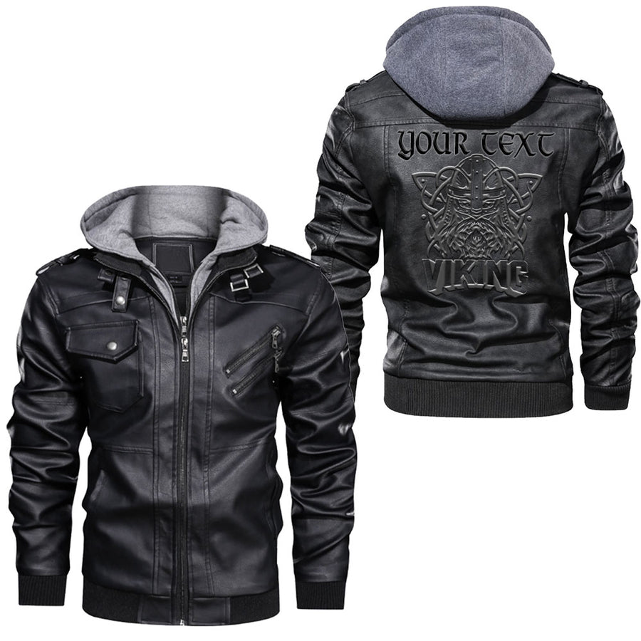 Tspinners - Wing Celtic Of Viking Leather Jacket A95