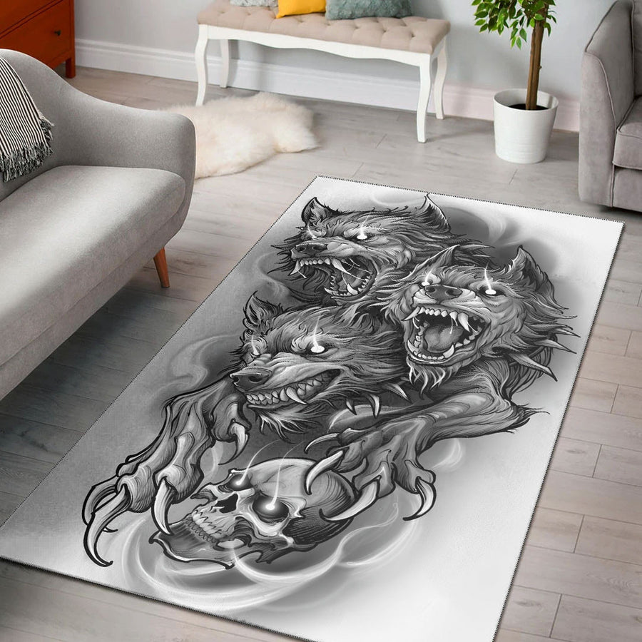 Tspinners Home Decor - Three Wolf Area Rug A35