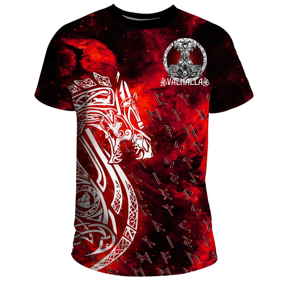 Tspinners T-Shirt - I Do Not Fear Death While My Brothers Await Me In The Halls of Valhalla A7