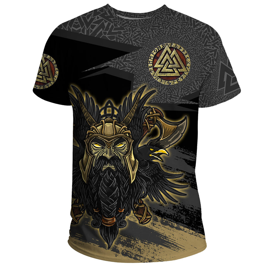 Tspinners Odin T-Shirt Valknut, The Symbol of Odin A7
