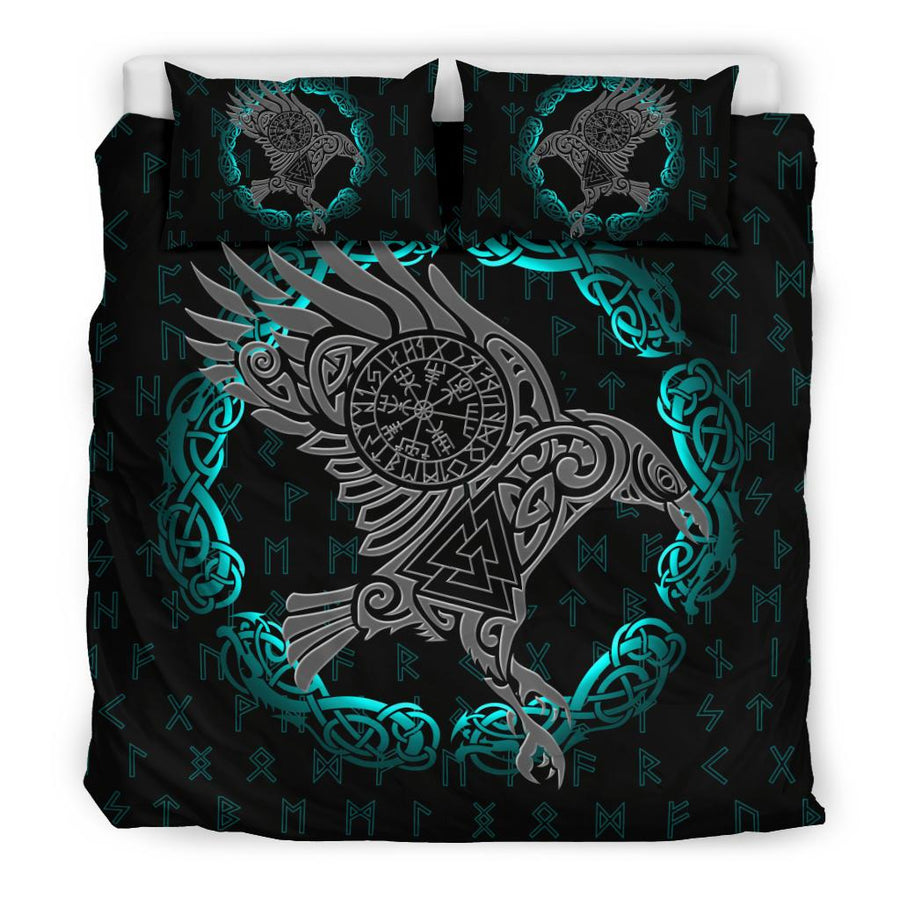 Tspinners - The Raven Of Odin Tattoo Bedding Set A7
