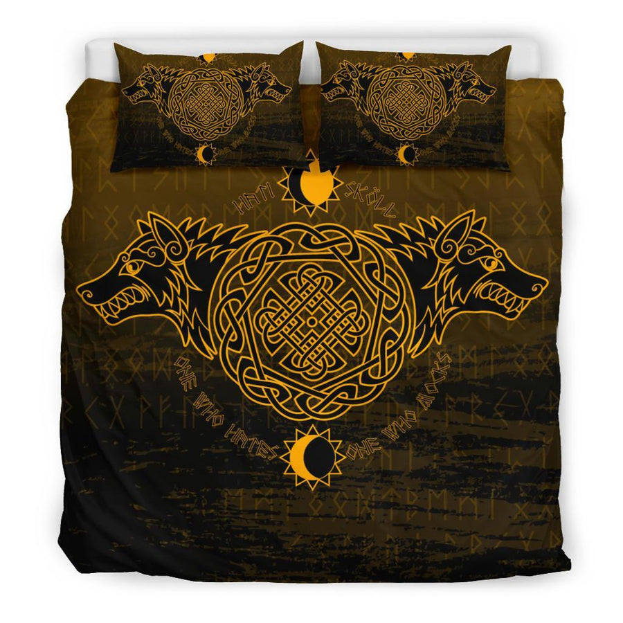 Tspinners Bedding Set, Skoll And Hati A31
