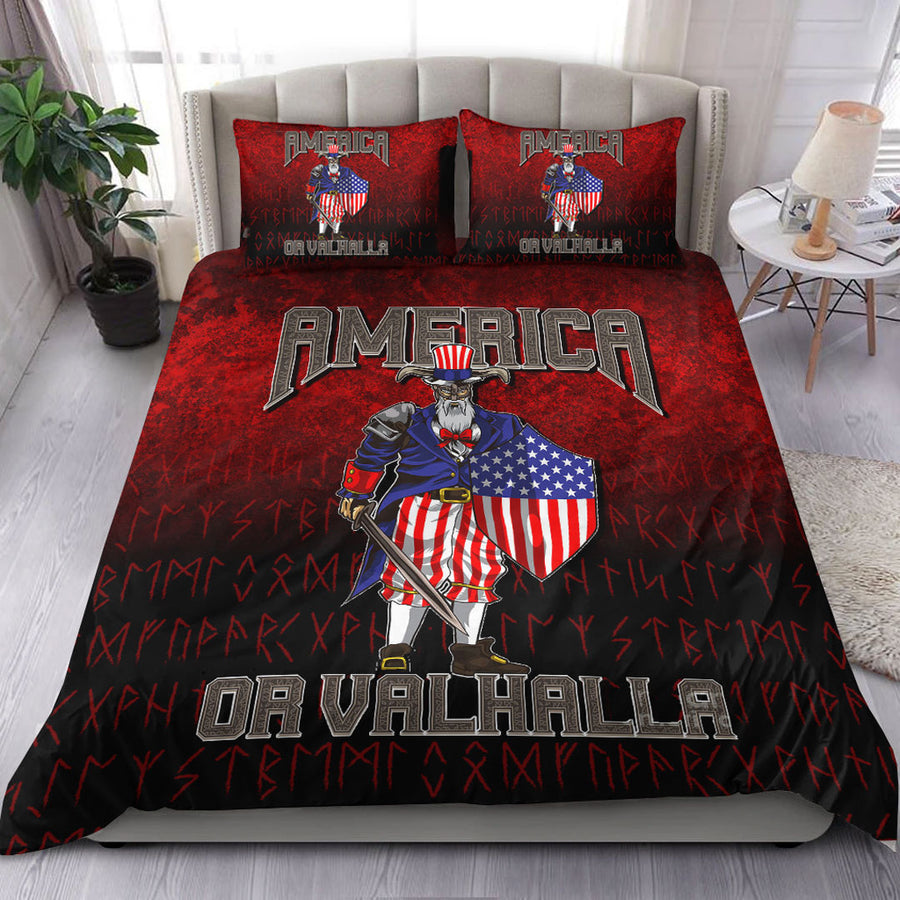 Tspinners Bedding Set - America Or Valhalla Bedding Set A7