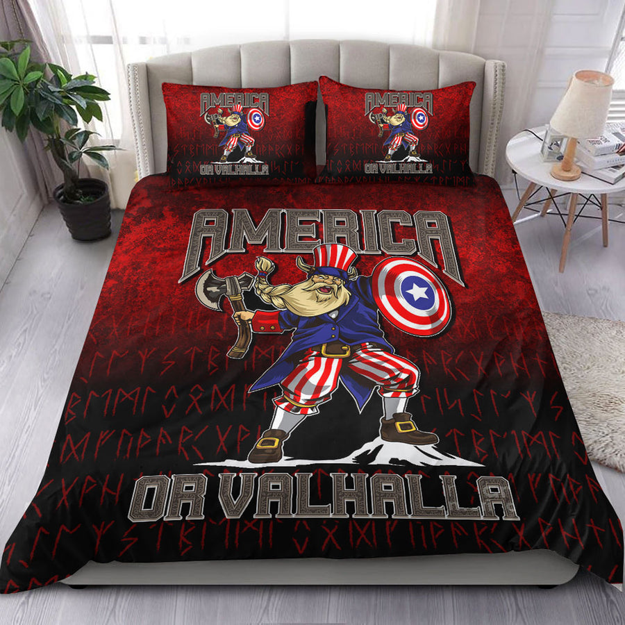 Tspinners Bedding Set - America Or Valhalla Bedding Set A7