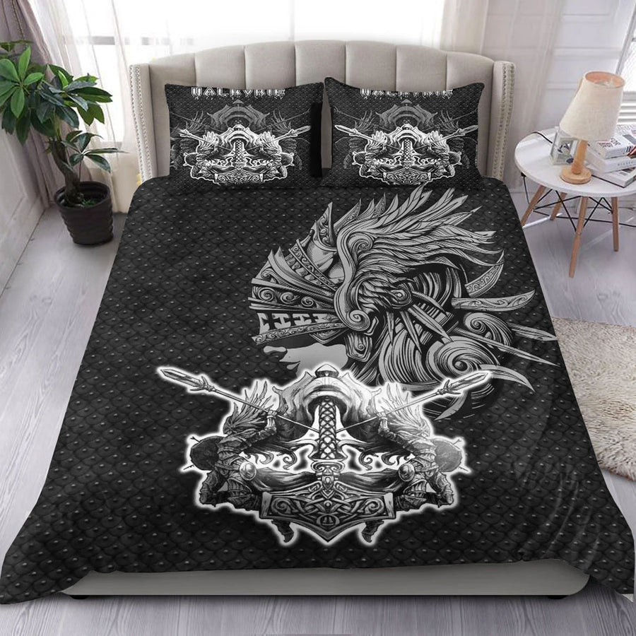 Tspinners Bedding Set - Valkyrie Metal Background Bedding Set A35