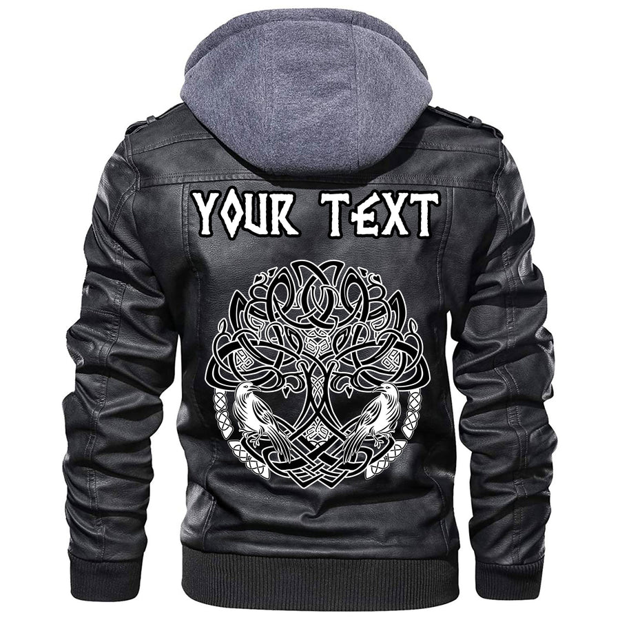 (Custom) Tspinners - Big Angry Red Dragon Leather Jacket A35