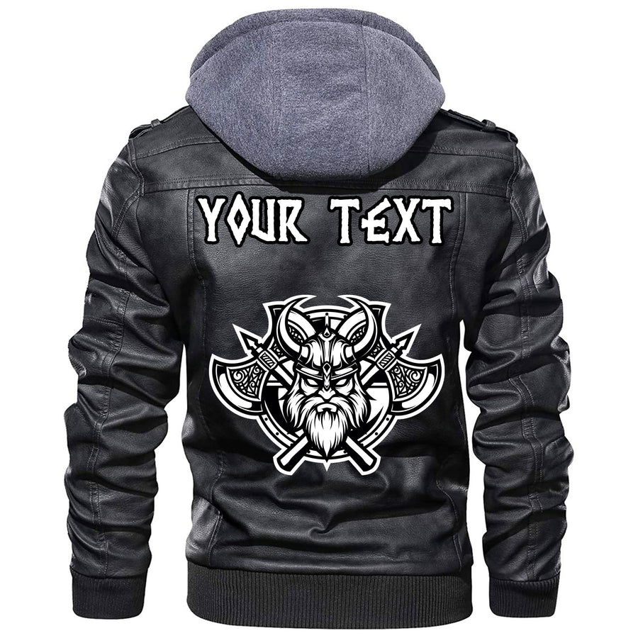 (Custom) Tspinners - Birds Raven Huginn And Muninn Celtic Tree Leather Jacket A35