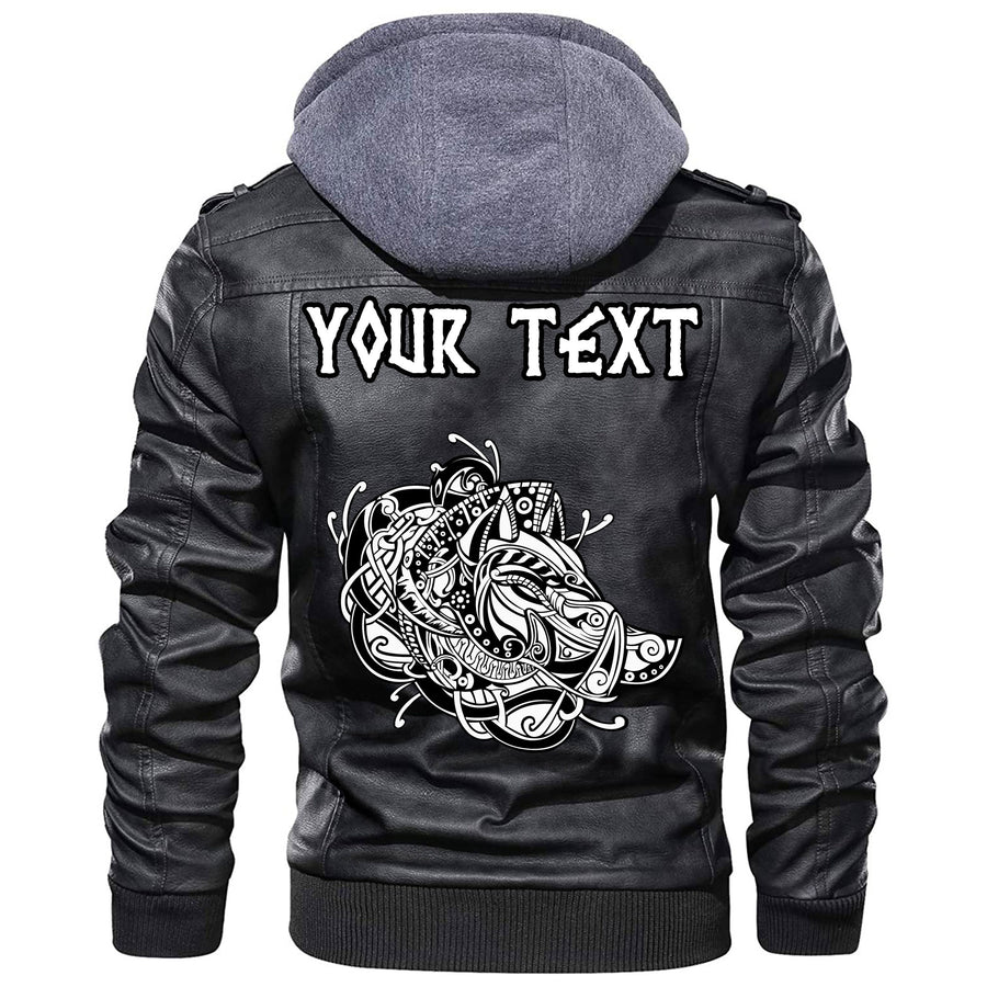 (Custom) Tspinners - Boat Drakkar Art Leather Jacket A35