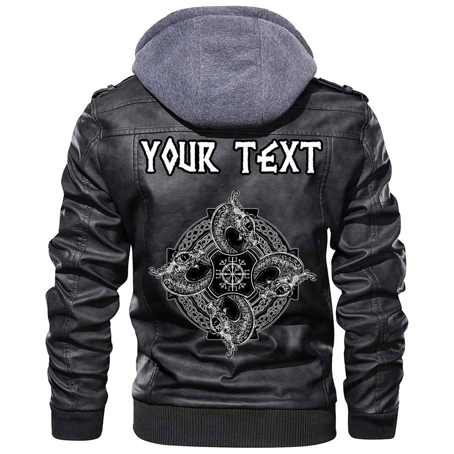 (Custom) Tspinners - Celtic Dragon Leather Jacket A35