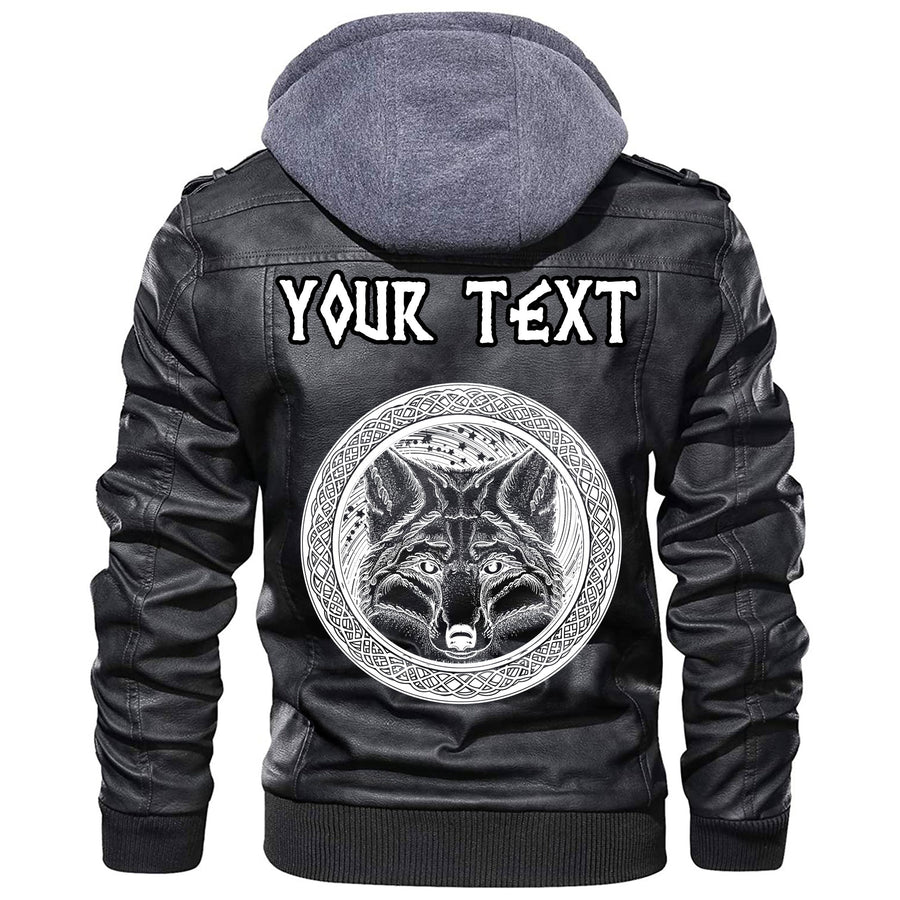 (Custom) Tspinners - Celtic Dragons Symbol Of The Viking Tattoo Leather Jacket A35
