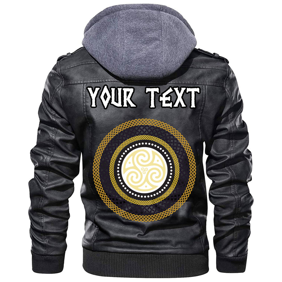 (Custom) Tspinners - Celtic Knot Leather Jacket A35