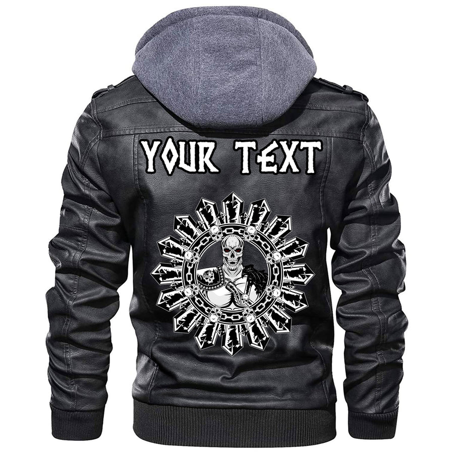 (Custom) Tspinners - Celtic Raven Leather Jacket A35