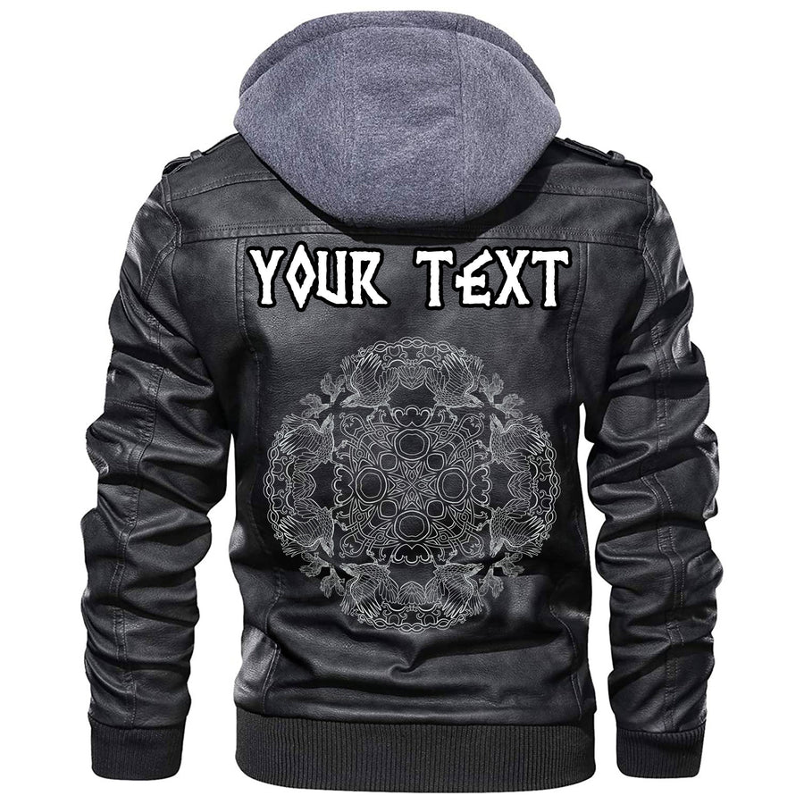 (Custom) Tspinners - Celtic Symbol Of Yin And Yang Druidic Yggdrasil Tree Leather Jacket A35
