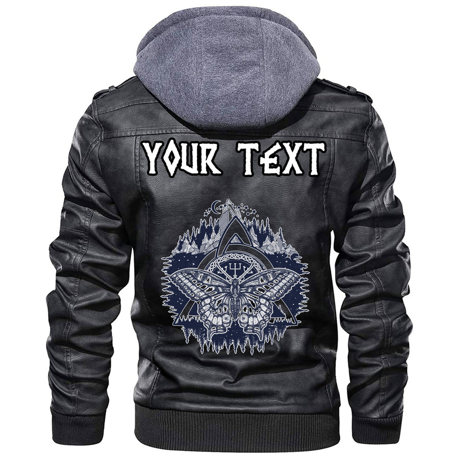 (Custom) Tspinners - Celtic Tree Of Life Yggdrasil Mystic Night Leather Jacket A35