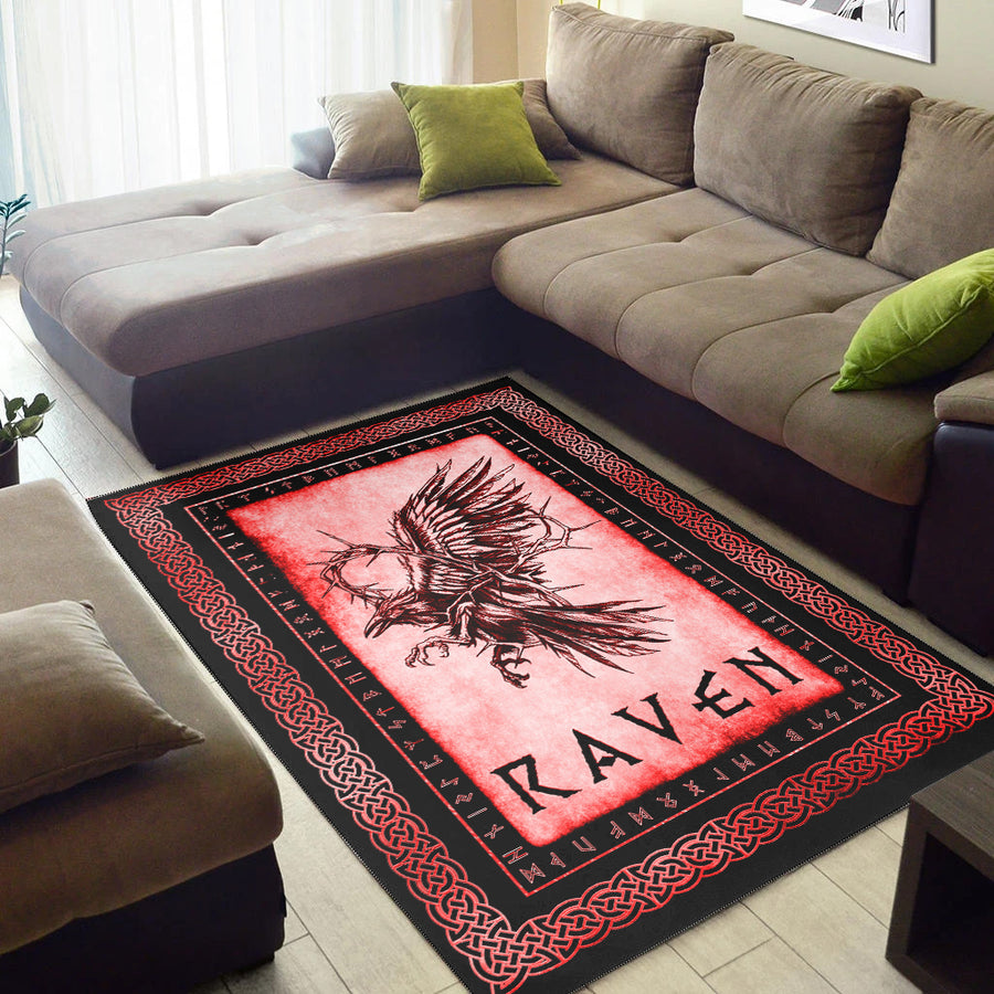 Tspinners Area Rug - Crown of Thorns Red Area Rug A35