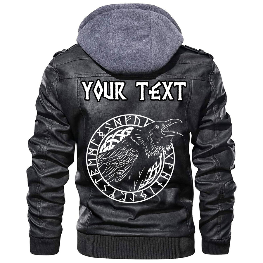 (Custom) Tspinners - Crow Black Leather Jacket A35