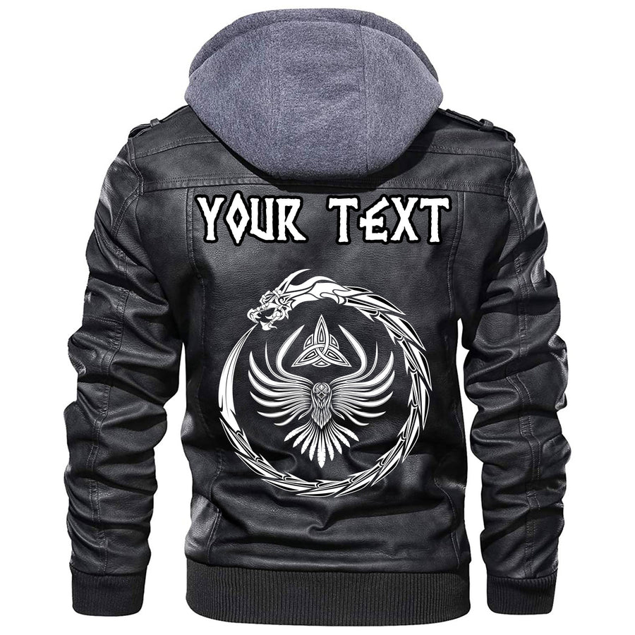 (Custom) Tspinners - Dragon Ancient Fire Breathing Monster Leather Jacket A35