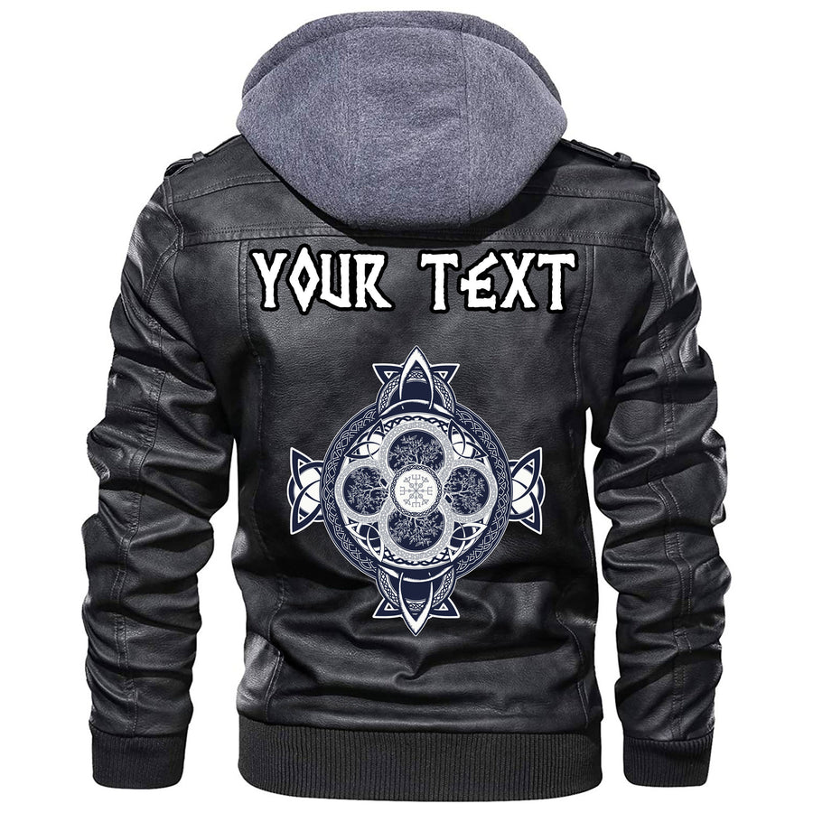 (Custom) Tspinners - Dragon Triple Horn Leather Jacket A35