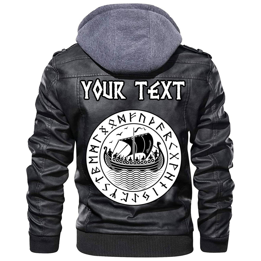 (Custom) Tspinners - Drakkar Black Leather Jacket A35