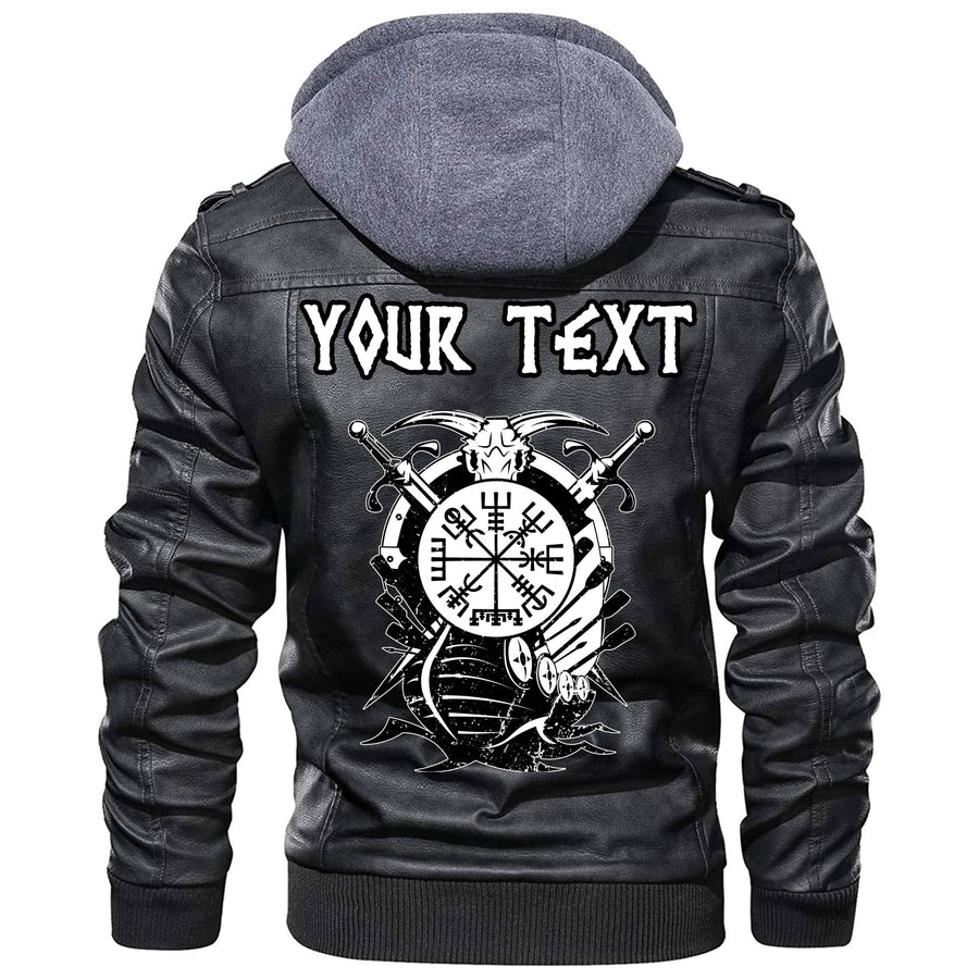 (Custom) Tspinners - Dragons And Celtic Tree Of Life Leather Jacket A35