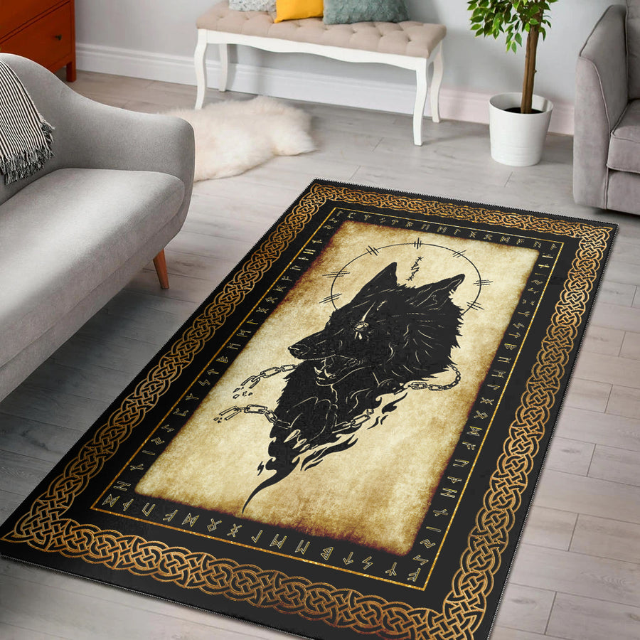 Tspinners Area Rug - Fenrir Break the Chain Area Rug A35