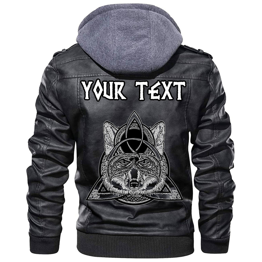 (Custom) Tspinners - Flying Mighty Black Raven Leather Jacket A35