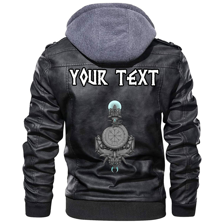 (Custom) Tspinners - Hand Holding The Hammer Of God Thor Leather Jacket A35