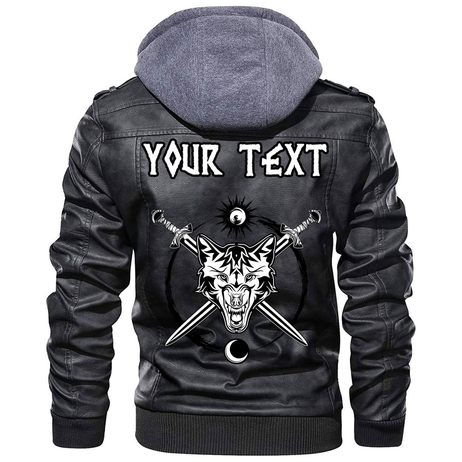 (Custom) Tspinners - Hati and Skoll Leather Jacket A35