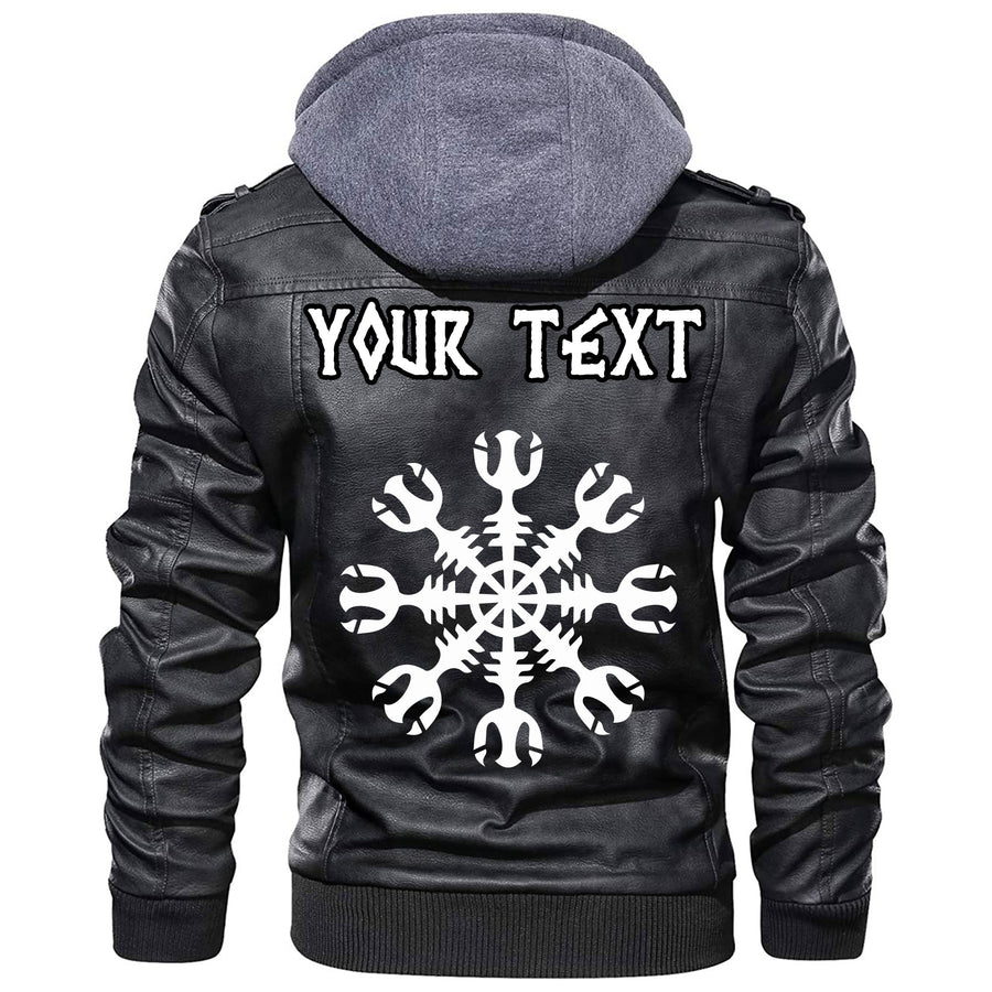 (Custom) Tspinners - Helm of Awe New Leather Jacket A35