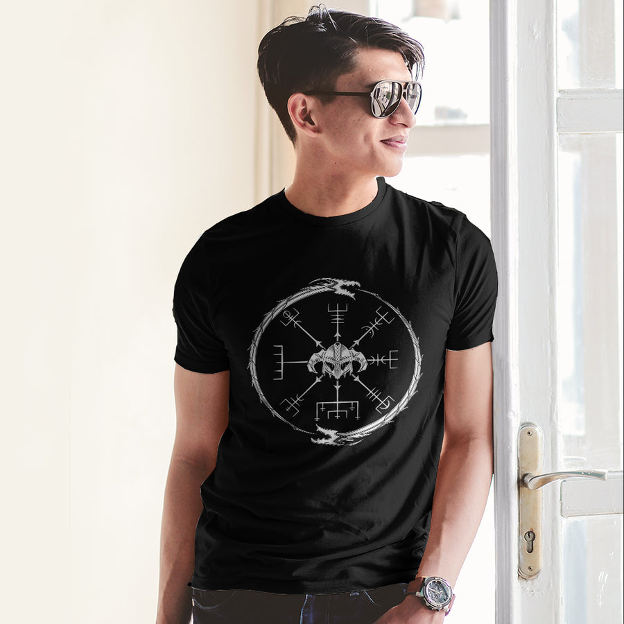 Tspinners T-shirt 2D - Horror Helmet Magic Runic T-Shirt A35