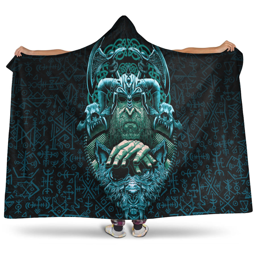 Tspinners Hooded Blanket Odin With Fenrir A15