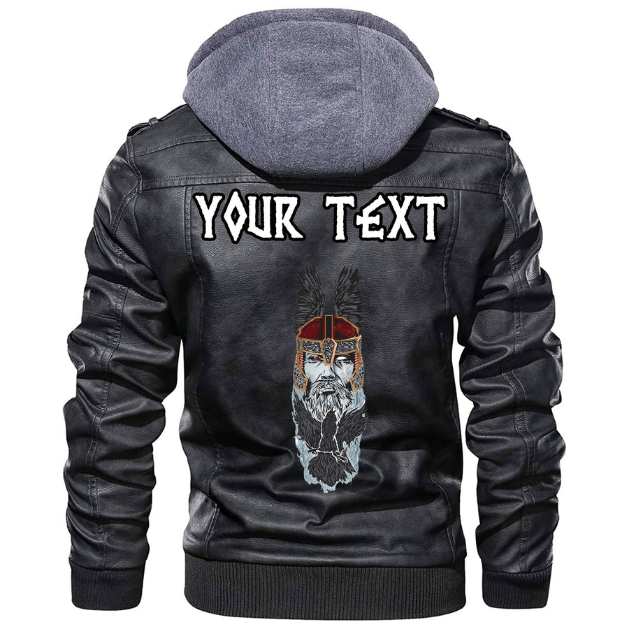 (Custom) Tspinners - Odin and Axes Leather Jacket A35