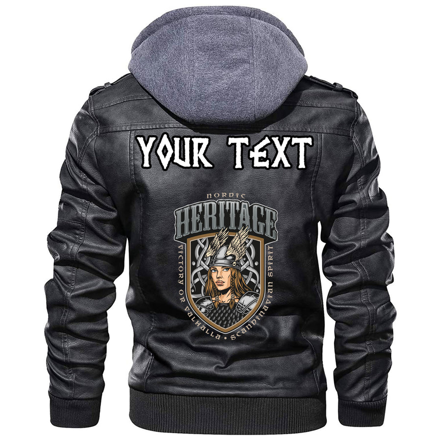 (Custom) Tspinners - Pray Odin Leather Jacket A35