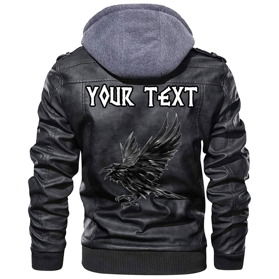 (Custom) Tspinners - Ragnarok Battle Of The God Odin With The Wolf Fenrir Leather Jacket A35