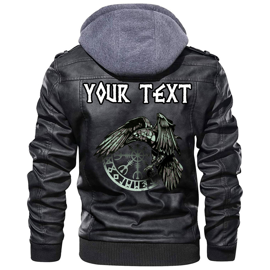 (Custom) Tspinners - Raven and Skull Leather Jacket A35
