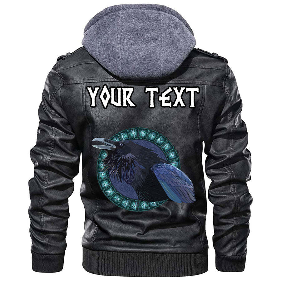 (Custom) Tspinners - Raven and Runes Leather Jacket A35