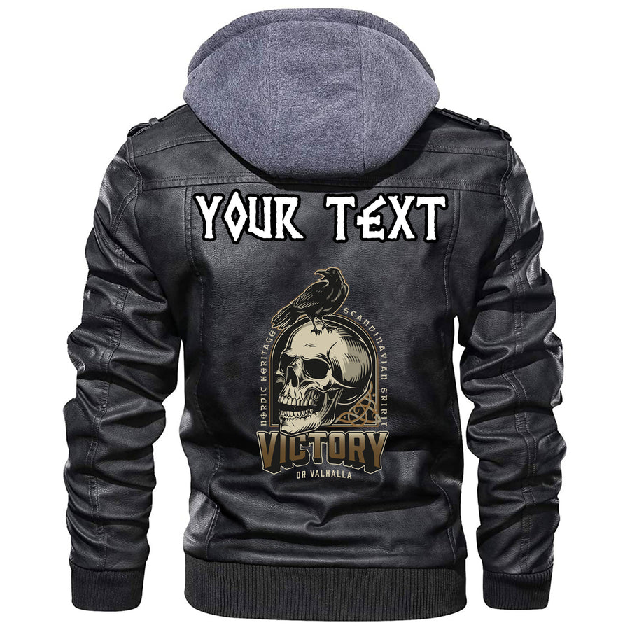 (Custom) Tspinners - Raven and Runes Leather Jacket A35