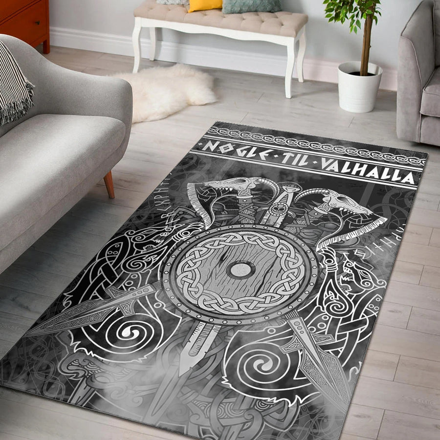 Tspinners Area Rug - Viking Valknut Celtic Area Rug A31