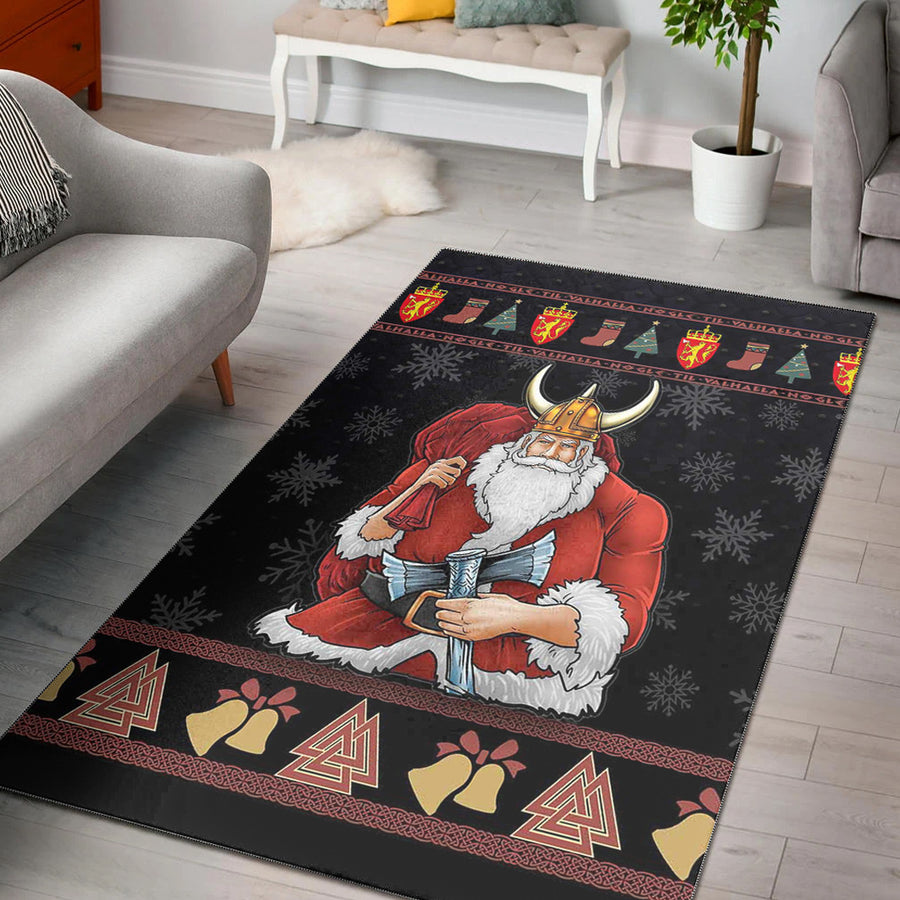 Tspinners Area Rug -Norway Santa Viking Area Rug A94