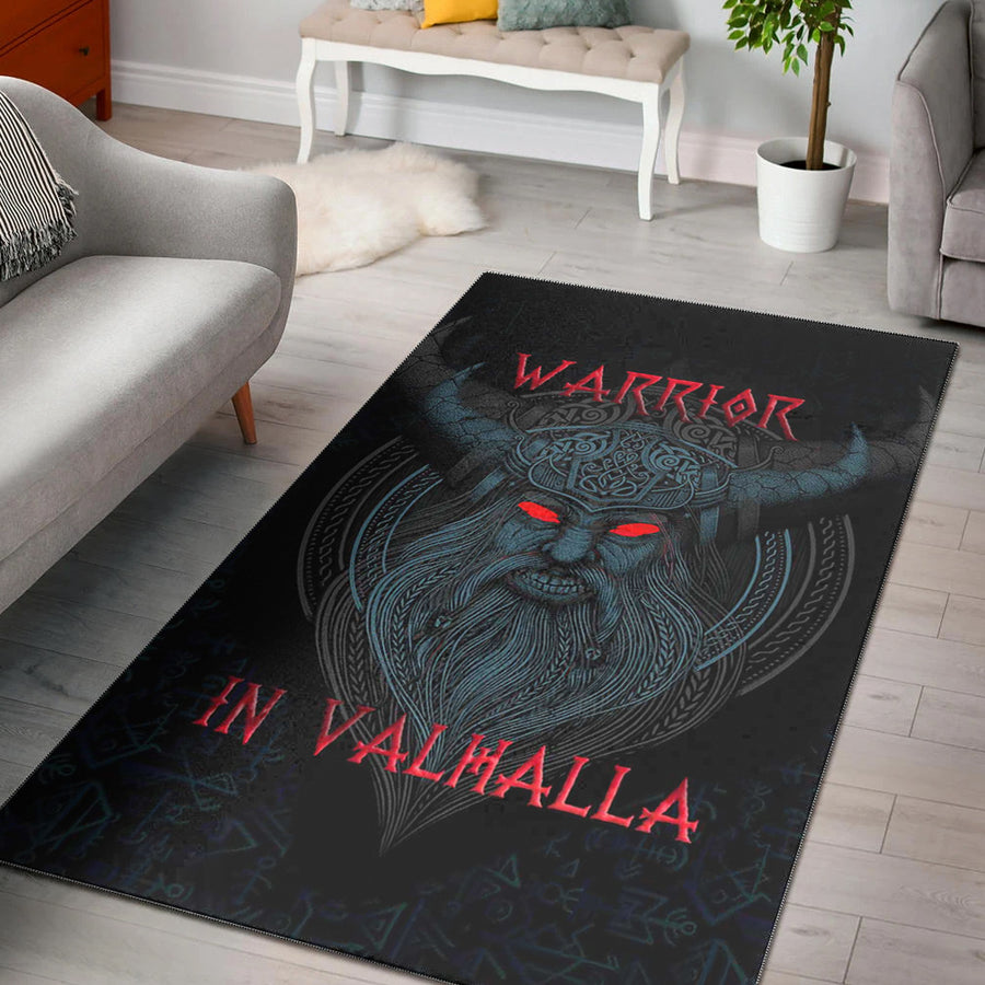 Tspinners Area Rug - Warrior In Valhala Area Rug A35
