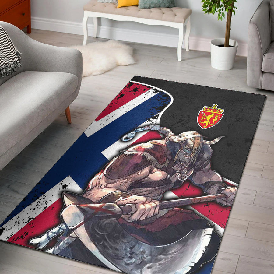Tspinners Area Rug - Norway Warrior Brush Style Area Rug A35