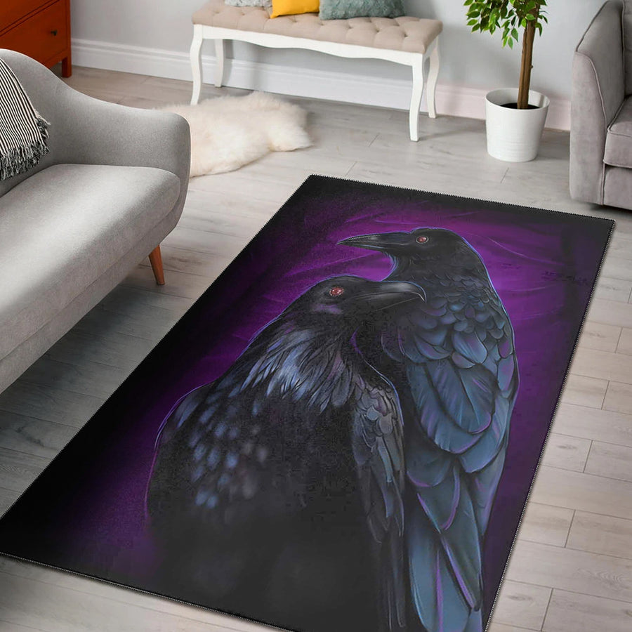 Tspinners Area Rug - Huginn and Muninn Area Rug A35
